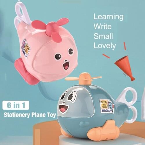 Stationery Box Multifunction Disassembly Small Airplane Toy