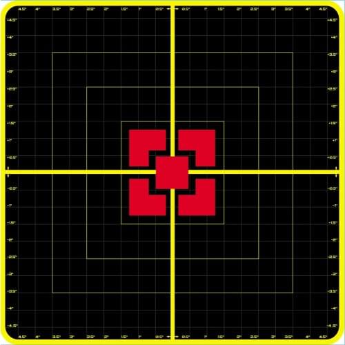 10"x10"x1x10 Pcs Splatter Blossom Color-impacted Sticker Target for Boresighting Your Rifle Scope & Other Aiming Instruments