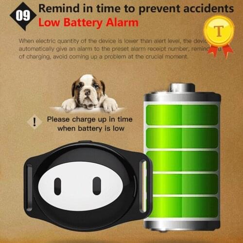 Newest Original GPS Tracker with Dog Collar LED Light Anti-Lost Tracer For Pet Dogs Locator GPS Tracking Locating Device