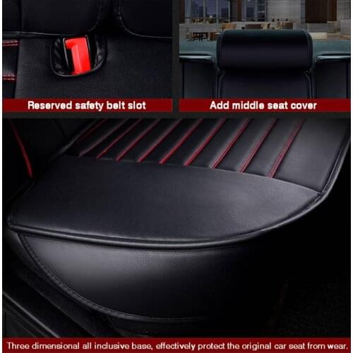 2020 New Custom Leather Four Seasons For Honda Civic Accord Fit Element Freed Life Zest Car Seat Cover Cushion