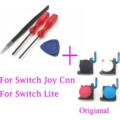 Original Analog 3D Joystick for Nintendo Switch Joy Con & Lite Controller Joysticks Left RightW/ Screwdriver Open Tool Kit