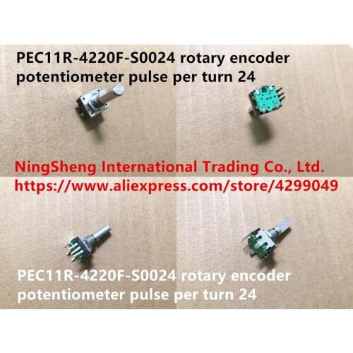 Original new 100% PEC11R-4220F-S0024 rotary encoder potentiometer pulse per turn 24 (SWITCH)