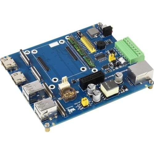 Raspberry Pi Compute Module 4 IO Board With PoE Feature, for all Variants of CM4