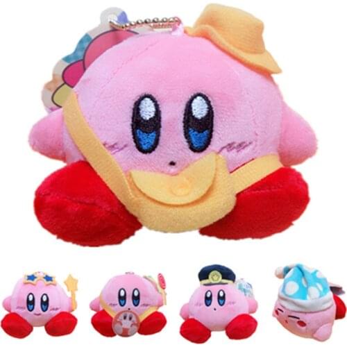 10Cm/Pcs Kirby Plush Disneys Plus Account Pillow Doll Series Keychain Cute Anime Figure Doll For Girls Kids Toys Birthday Gift
