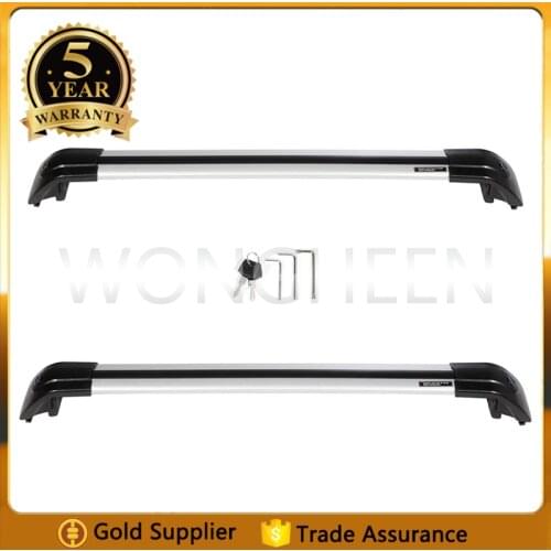2PCS Horizontal Roof Rail Cross Bar Aluminium Luggage For Kia Sorento 2015 2016 2017 2018 2019
