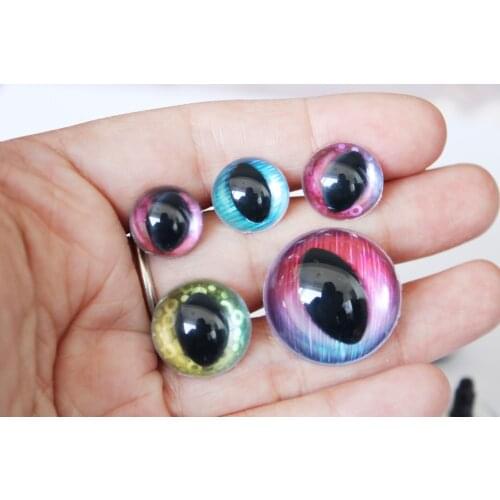 100pcs--13-14-15-18-25mm clear safety cat eyes+ fabric+ hard washer for puppet diy handcraft ---size option
