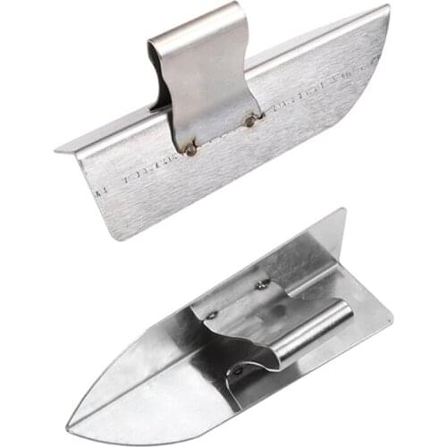 L38A Stainless Steel Wall Trowel Tools 90 Degree Right Angle Inner & Outer Corner