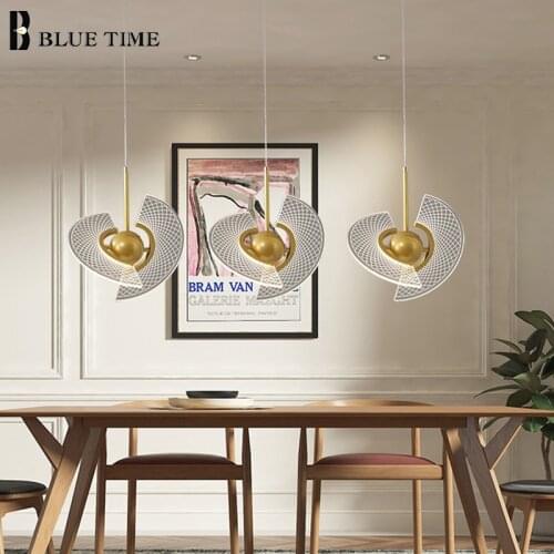 Creativity Modern Pendant Light For Kitchen Hanging Lamp Gold For Living Room Bedroom Dining Room Ceiling Chandelier 110v 220v