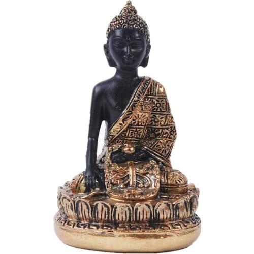 MRZOOT Thailand Retro Buddha Statue Resin Handicraft Ornaments Southeast Asian Style Creative Home Decoration
