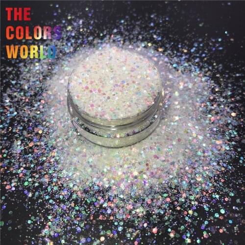 TCT-325 Chunky Mix Laser Color Nail Glitter Nail Art Decoration Body Art Makeup Henna Tumblers DIY Crafts Festival Accessories