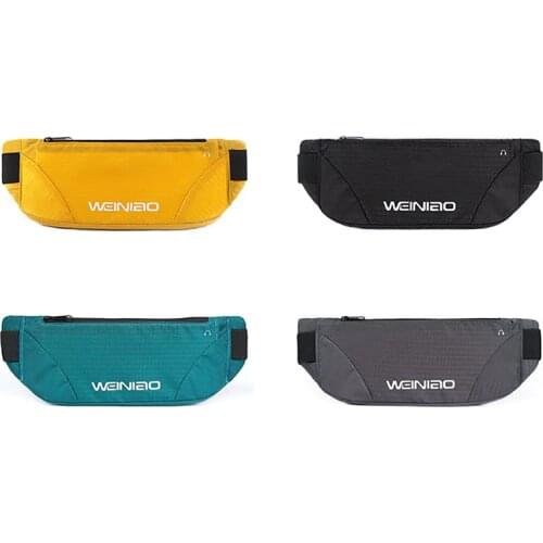 Large Capacity Running Waist Pack Bag Belt Outdoor Sports Mobile Phone Pouch GYM Zipper Wallet Keys Pocket Fitness Accessories