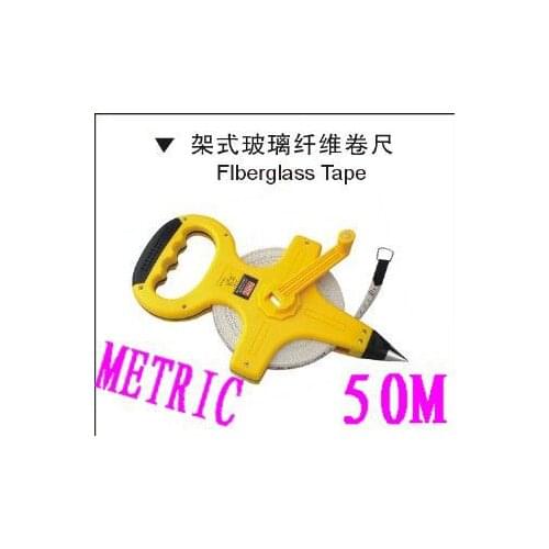 BESTIR Taiwan Original Top Quality 50M Sewing Derrick Type Metric Fiberglass Measure Tapes Tailor Tool,NO.01903