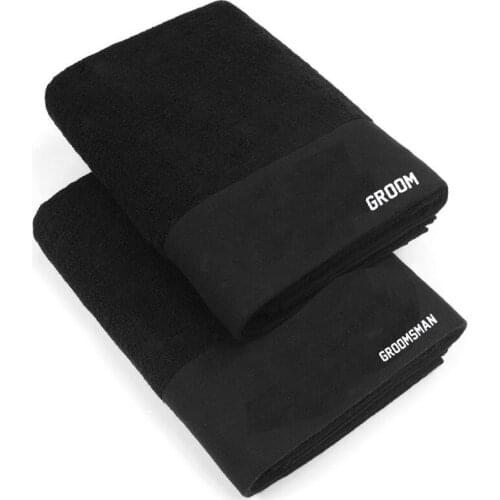 Groom to be Best Man Groomsman Gift Socks Bath Towel Flask Wedding engagement bachelorette party bridal shower travel decoration