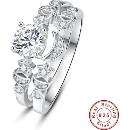 1.2MM 8 Pieces 1MM 11 Round Zircon Round Cut Ring 925 Jewelry Pave Setting Crystal Jewelry Bijoux Femme