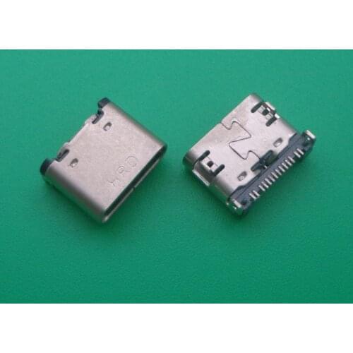 20PCS/LOT Micro USB JACK 3.1 Type-C 14pin female connector For Mobile Phone Charging port Charging Socket Repair Parts