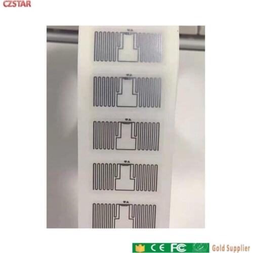 840-960mhz NX-U8 chip long range uhf rfid tag sticker adhesive epc gen2 uhf tag wet inlay with free impinj monza r6 sample