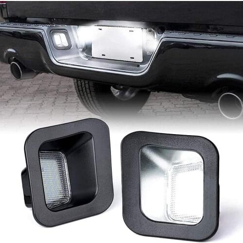 Diamond White 6500K LED License Plate Light Tag Lamp For Dodge Ram 1500 2500 3500 2003-2018 Canbus Error Free