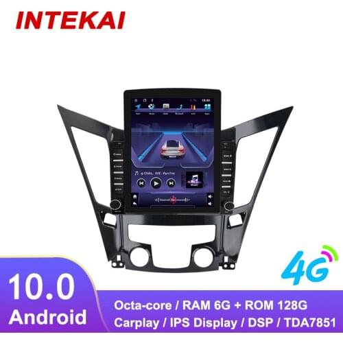 9.7" Vertical Style Tesla Screen Android 10.0 Car Radio GPS Navigation Multimedia Player for HYUNDAI Sonata i40 i45 2011 2015