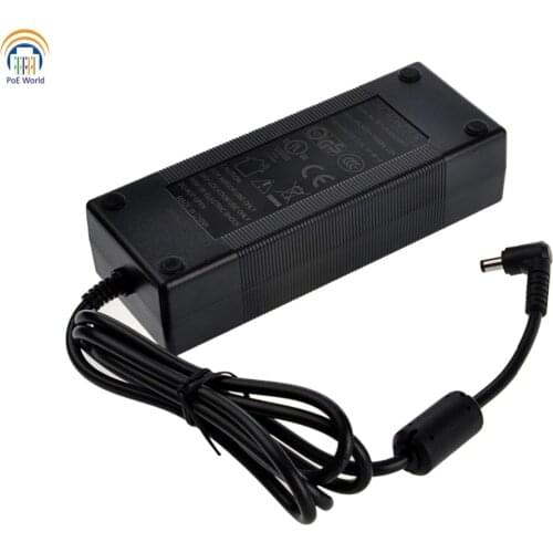 48v power supply PoE Power Adapter AC Adapter 48V 120W Power Supply with power cord for PoE injector PoE switch