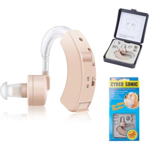 BTE Hearing Aid Ear for Deafness Sound Amplifier Adjustable Hearing Aids Portable Super Ear Hearing Amplifier for the Elderly