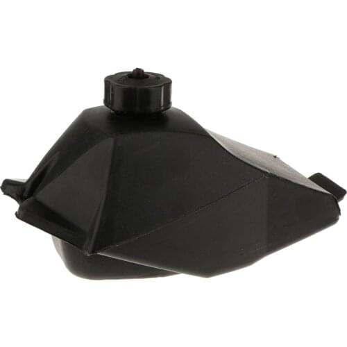 Black Gas Fuel Tank With Cap Heavy Duty For 49cc Motorcycle ATV Dirt Bike