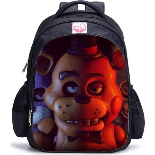 Cartoon Five Night At Freddy Backpack Kids FNAF Bonnie Fazbear School Bags for Teenager Boys&Girls Bagpacks Mochila Escolar