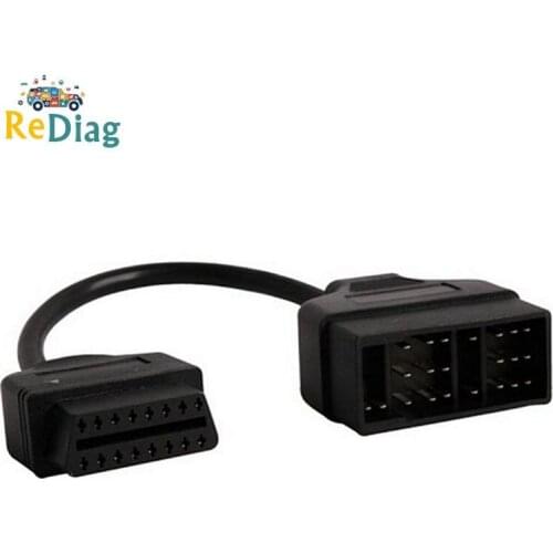 For Toyota 22Pin to OBDII 16Pin Female Connector Adapter Cable DLC Lead For Toyota 22 Pin Female to OBD2 16 Pin Free Shipping