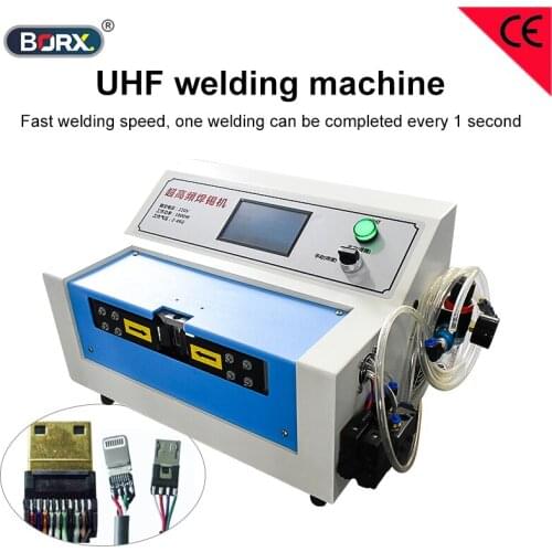 UHF double side wire connectors welding machine Dense Pins HDMI USB and medical cable soldering machine for FFC, coaxial cables