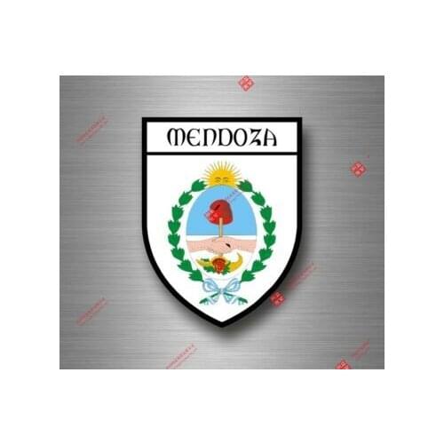 Personality Sticker Decal Souvenir Car Coat Arms Shield City Travel Argentina Mendoza Car Decal Decoration Laptop
