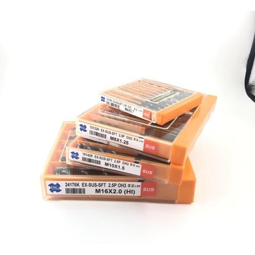 KOSG Tap EX-SUS-SFT Black Stainless Steel Spiral Groove (10Piece/1Piece) M3M4M5M6M8M10M12M14M16M18M20