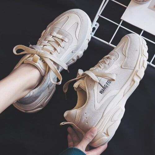 Shoes for Women Sneakers 2021 Lace Up Casual Sport Women 's Shoes Platform Shoes Women Increase Running Shoes Zapatos De Mujer