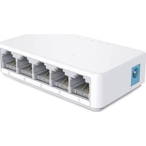 Mini 5 Port 10/100Mbps LAN Hub Desktop Ethernet Network Switch