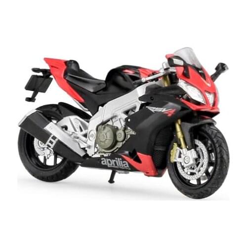 1:18 Motorcycle Models aprilia RSV4 Factory Alloy Motor Bike Miniature Race Toy Collection Xmas Birthday Gift for Boy Home Deco