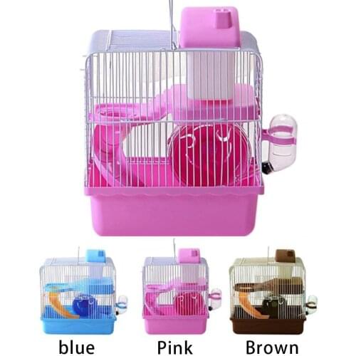 Mouse Home 3 Color 2 Floors Storage Carrier Pet Supplies Outdoor Storey Hamster Cage Rat Cage Ferret Water Bottle