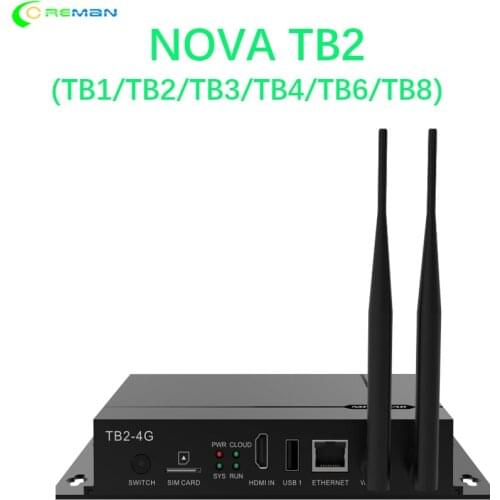 Nova sending card support wifi TB2 Multimedia player novastar controller TB1 TB2 TB3 TB4 TB6 TB8 full color led display