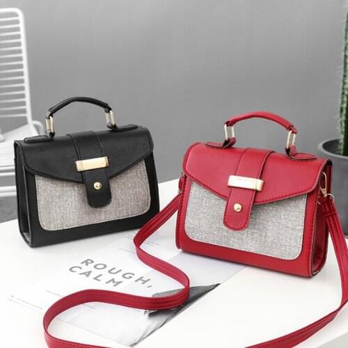 2021 New Fashion Shoulder Bag Leather Handbag Small Flap Women Messenger Bags High Quality PU Crossbody Bags Ladies Purse