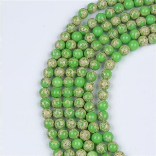 Wholesale 8mm Round Natural Imperial Stone Strands For Bracelet Making