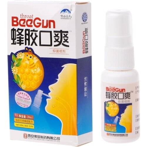 Bee Propolis Oral Spray Clean Mouth To Refresh The Breath For Ulcer Pharyngitis