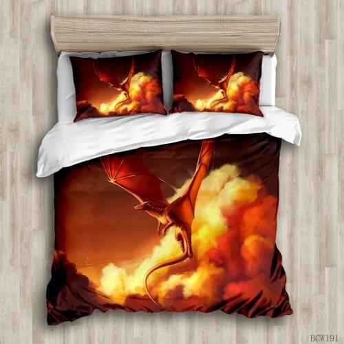 Luxury duvet room bedding set Dragon duvet cover set comforter bedding sets queen bedding set