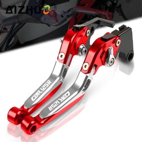 Clutch Brake Levers FOR HONDA CBR125R Motorcycle CNC Aluminum Adjustable Handbrake Accessories CBR125 R CBR 125 R 2011-2020 2019