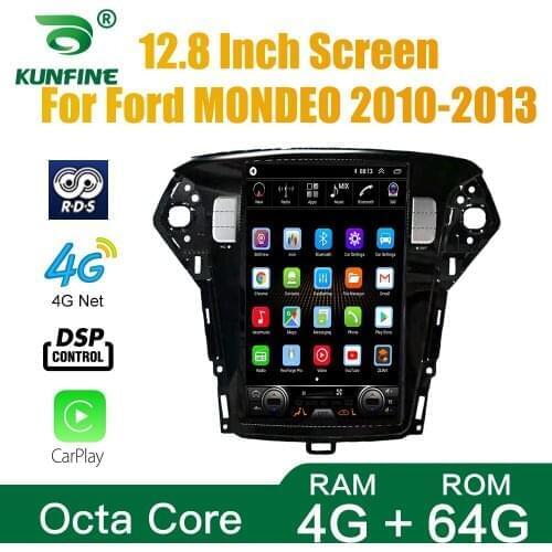 Tesla Screen Octa Core 4GB RAM 64GM ROM Android 10.0 Car DVD GPS Player Deckless Car Stereo For Ford MONDEO 2010 2011 2012 2013