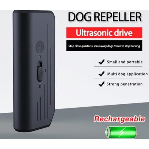 Ultrasonic Anti-Bark Dog Training Equipment Pet Barking Control Device Electronic Trainer For Walking And Aggressive Behavior P