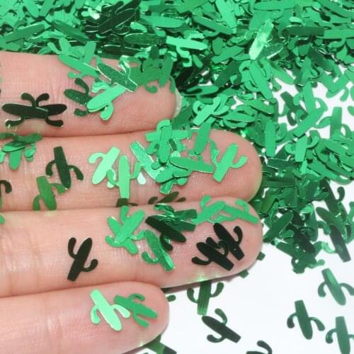 Green Cactus Cosmetic Glitter Festival Rave Beauty Makeup Face Body Nail Art Resin Epoxy Tumblers Wholesale