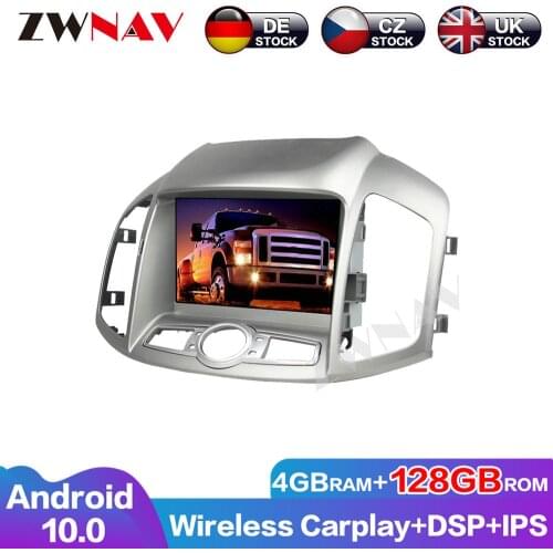 ZWNAV 128G Carplay Android 10.0 Car accessaries Auto Radio DVD Player for Chevrolet Captiva 2014 GPS Audio Stereo Head unit