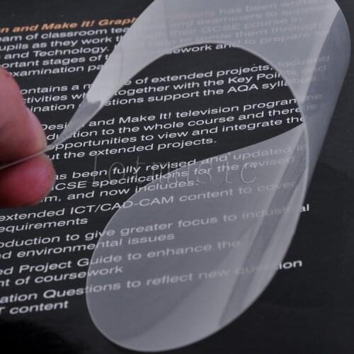 1pc Clear Color Adhesive Acoustic Guitar Pickguard PVC Tear Drop Shape