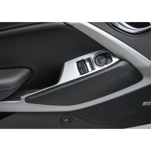 ABS Car Windows Shift Panel Frame Trim for Chevrolet Camaro 2017+ Stylish Car Accessories Car Decal Stickers Interior Decoration