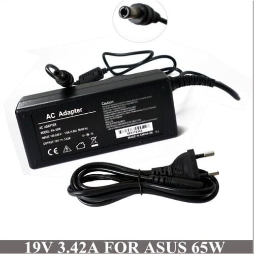 19V 3.42A AC Power Adapter Laptop Charger Plug For Asus X53U-XR1 X53U-XR2 X53U-Rh11 X53U-Rh21 K52F-EX961V K60i U52F-BBL5