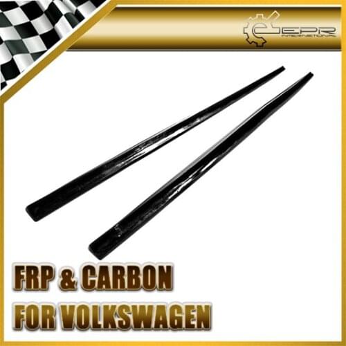 Promotion Car Accessories For VW Golf 7 GTI Carbon Fiber OEM Side Skirt Extension Glossy Fibre Auto Door Body Kit Racing Trim