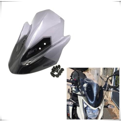 SALES PROMOTION Motorbike Windshield WindScreen 2012 2013 2014 2015 2016 for Kawasaki ER-6N ER6N Black Smoke New Product 12-16