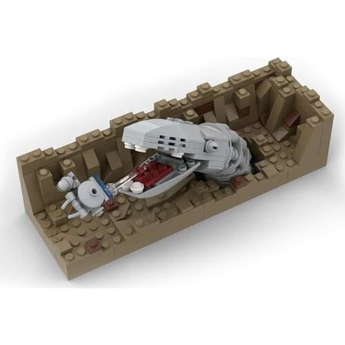 BuildMOC Escape The Space Slug Nano Episode V Space Wars 256pcs Building Blocks Bricks Toys